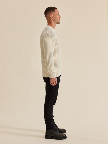 Pull-over 'Matthew' DAN FOX APPAREL en blanc