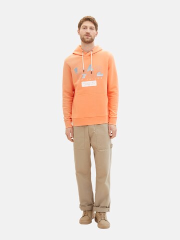 Sweat-shirt TOM TAILOR en orange