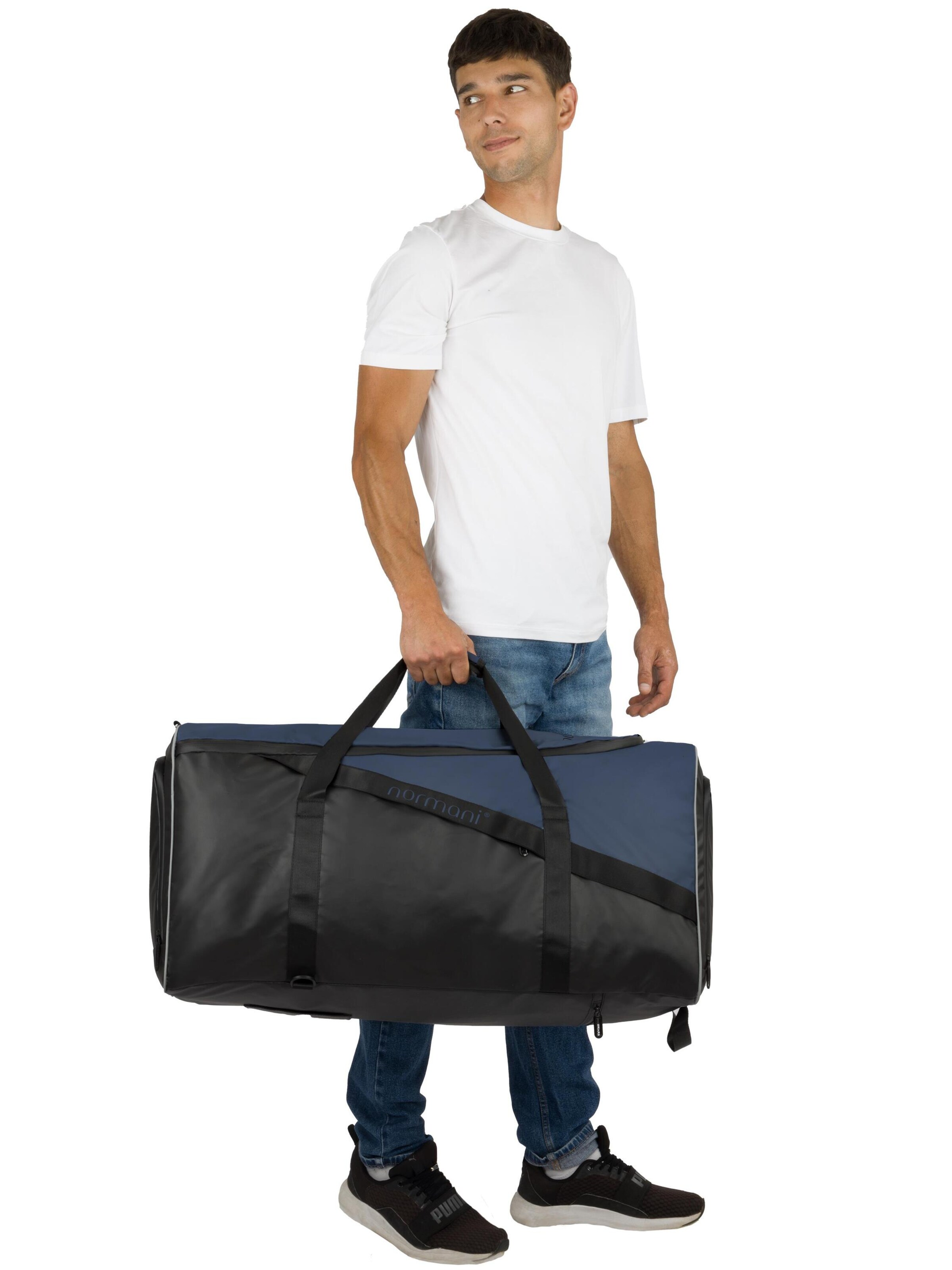 normani Sports bag 'Nordpass' in Blue: front