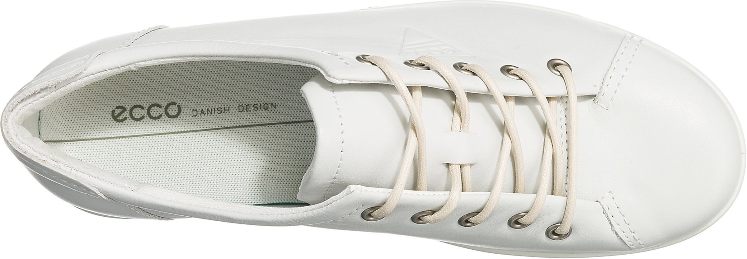 balts ECCO Kurpes ar šņorēm 'Soft 2.0'