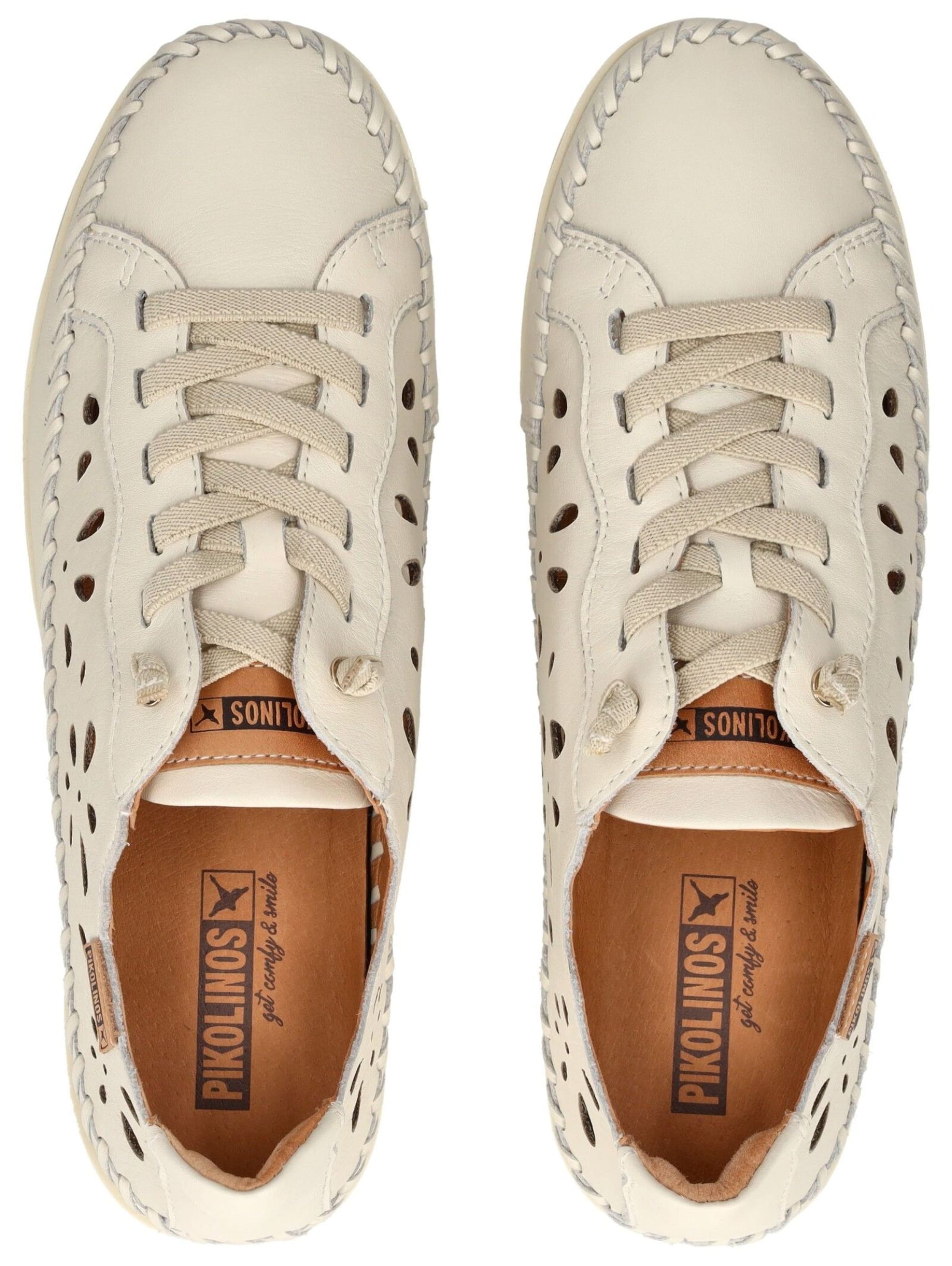 PIKOLINOS Athletic lace-up shoe in Beige