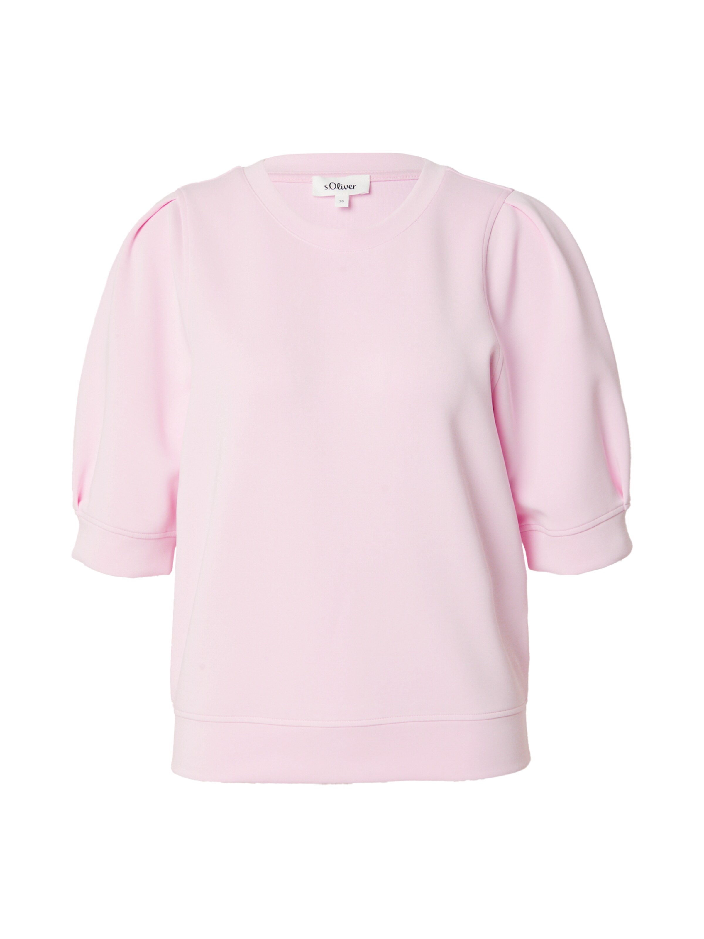 s.Oliver Μπλούζα φούτερ σε ροζ: μπροστά