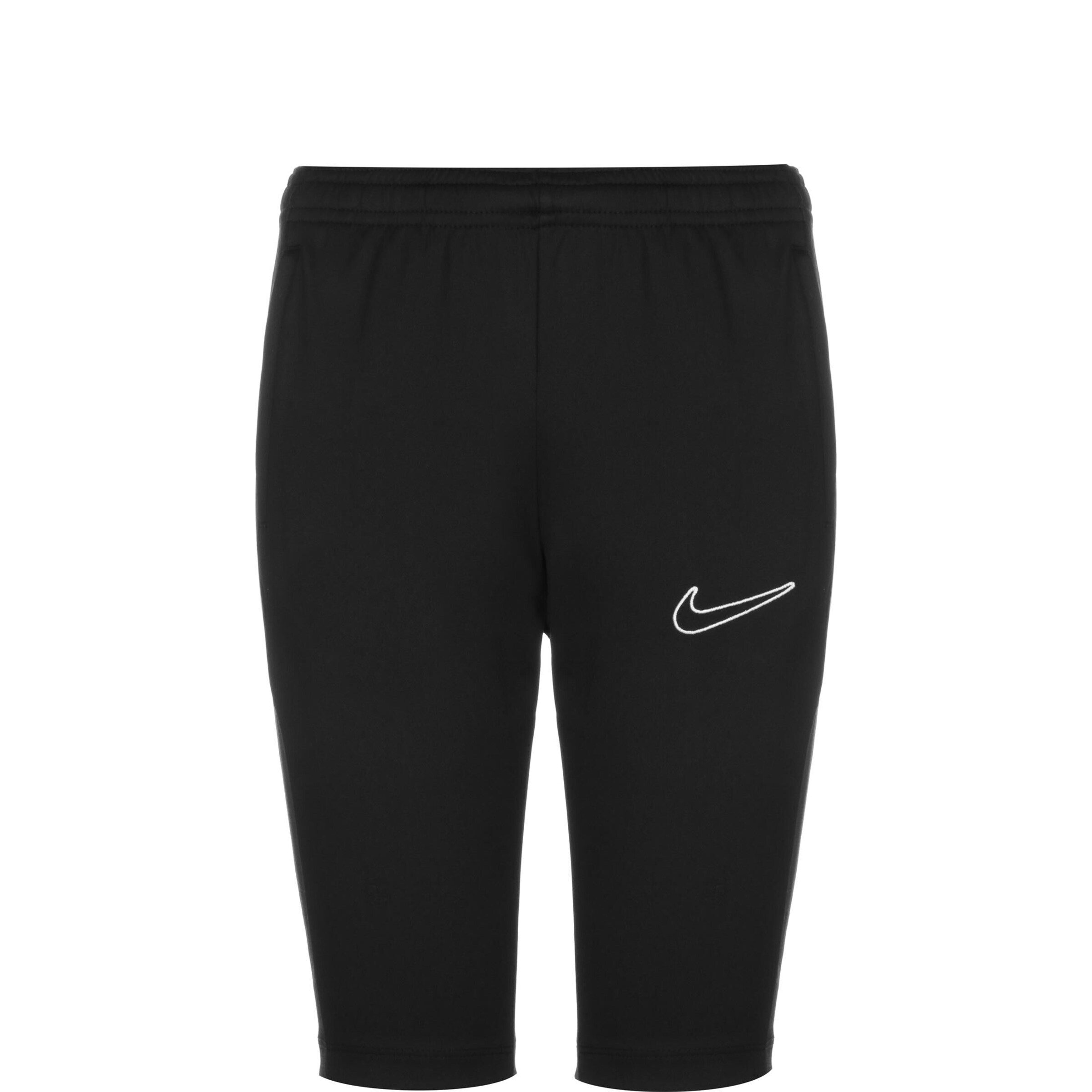 NIKE Skinny Sportshorts 'Academy 23' in Schwarz: Vorderseite