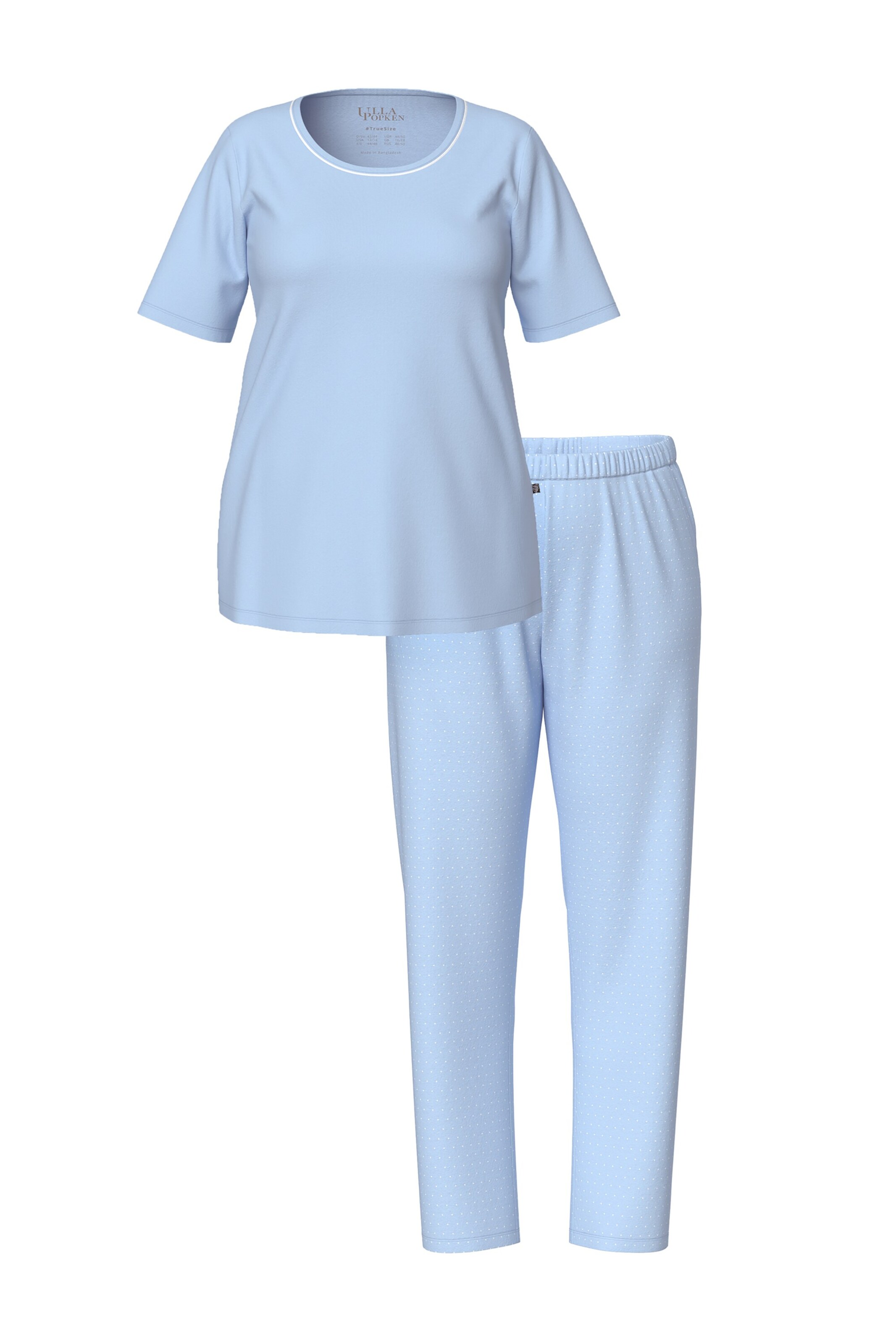 Ulla Popken Pajama in Blue: front