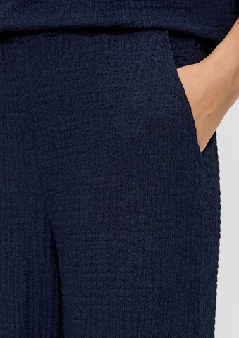 s.Oliver Wide leg Broek in Blauw