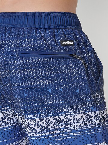 Shorts de bain KOROSHI en bleu