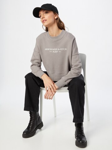 Abercrombie & Fitch - Sweatshirt em cinzento