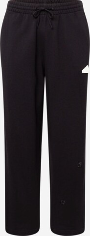 ADIDAS SPORTSWEAR Regular Workout Pants in Black: front