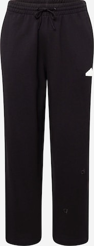 ADIDAS SPORTSWEAR Regular Sports trousers in Black: front