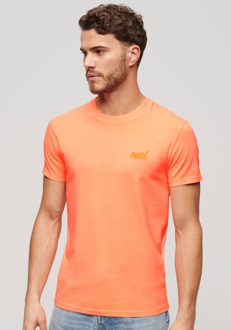 Superdry Shirt 'Essential' in Orange: front