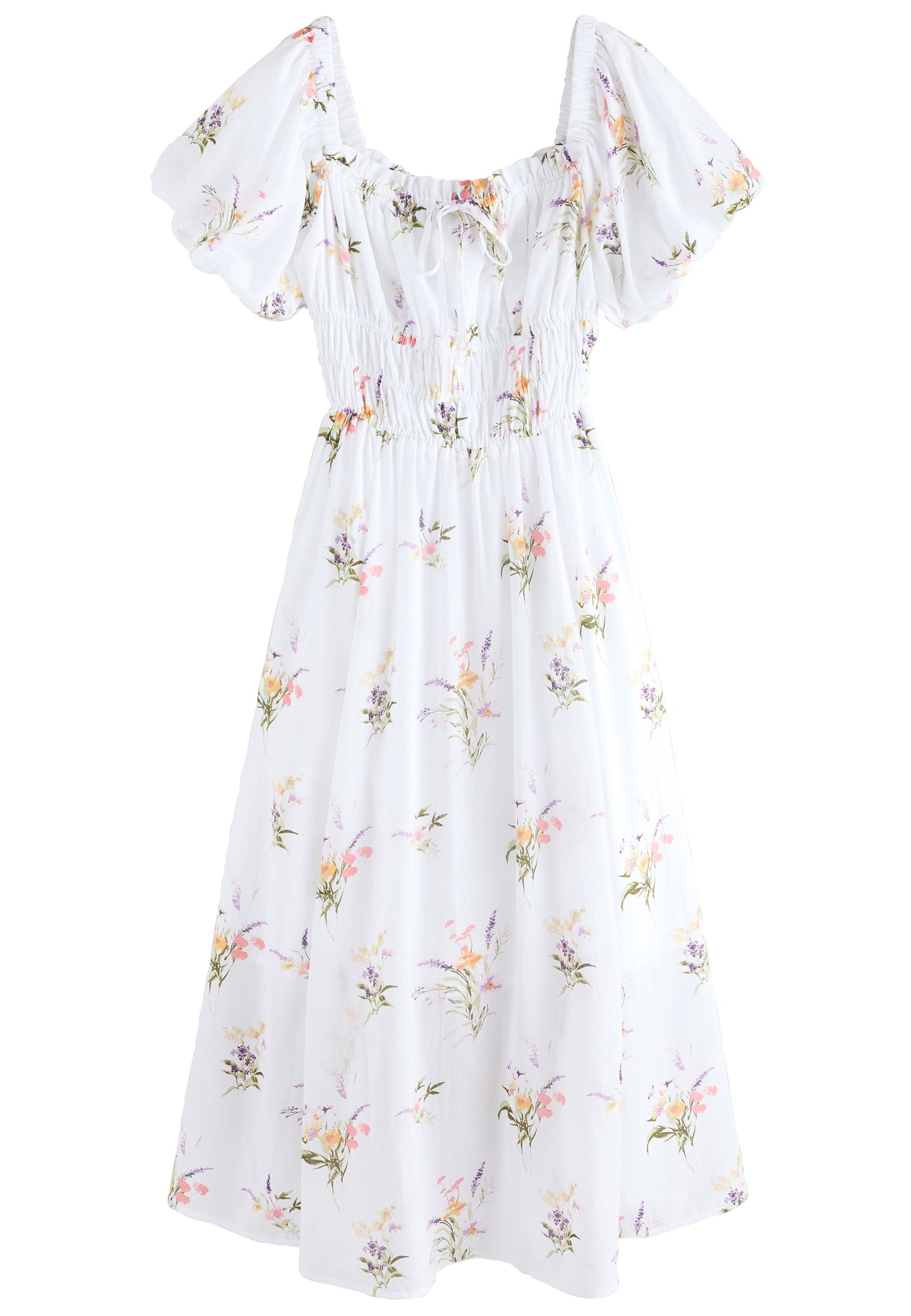 Next Sukienka w kolorze zielony / fioletowy / pomarańczowy / białym, Podgląd produktu