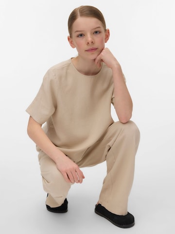 Vero Moda Girl Blouse 'VMMymilo' in Beige: voorkant