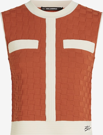 oranžinė Karl Lagerfeld Megztinis: priekis