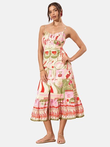 Abito estivo di Lipsy in rosa: frontale