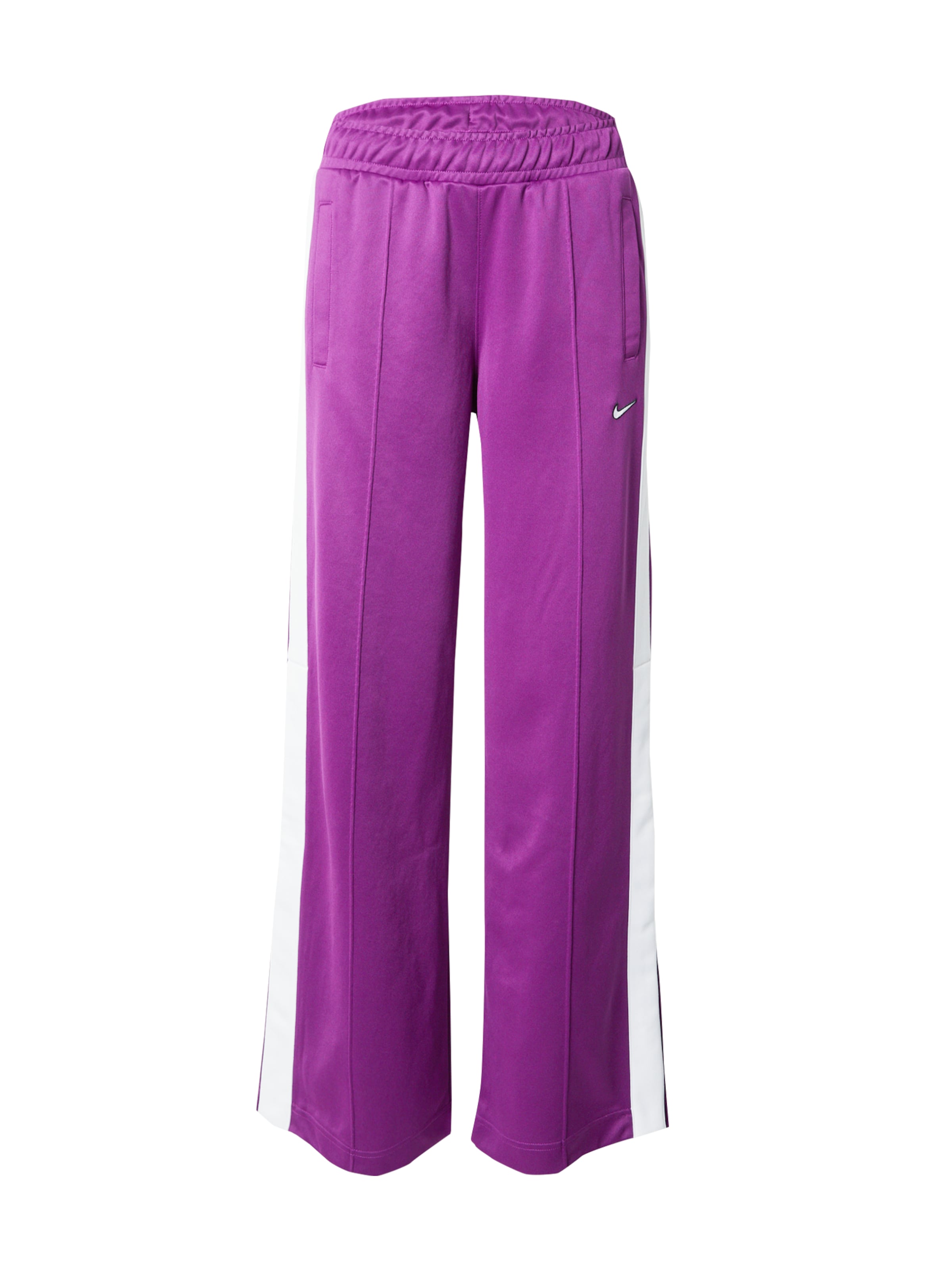 Nike Sportswear Wide Leg Bukser i lilla: forside