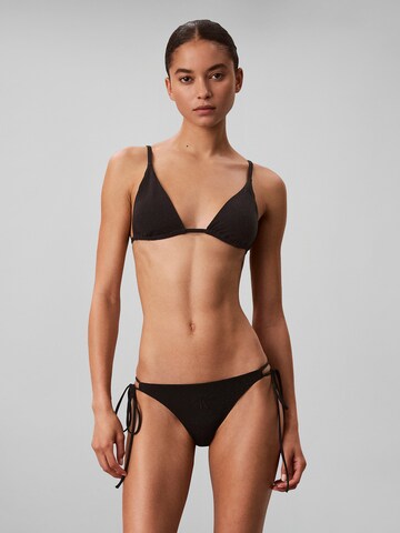 Regular Hauts de bikini Calvin Klein Underwear en noir : devant