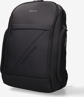 PIERRE CARDIN Rucksack in Schwarz: Vorderseite