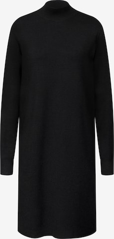 STREET ONE Knitted dress in Black: front