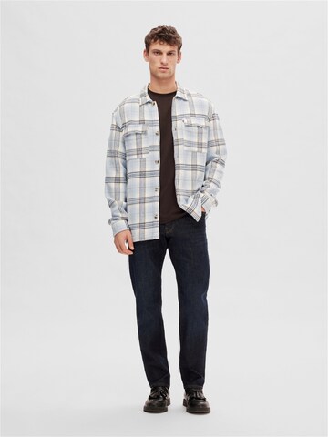 SELECTED HOMME Regular fit Ing - kék