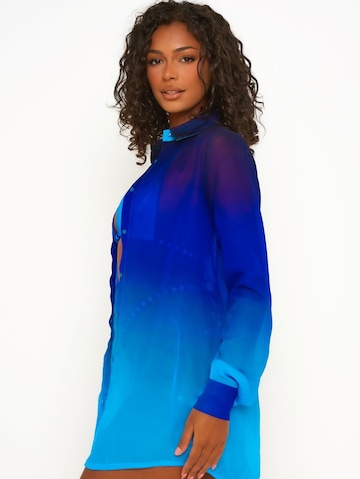 Moda Minx Strandbluse in Blau