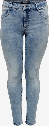 ONLY Carmakoma Skinny Jeans 'SALLY' in Blauw: voorkant