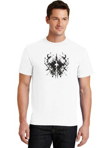 HUSKSWARE Shirt 'Grafik' in White: front