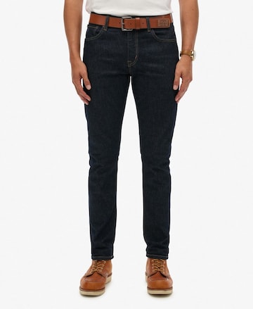 Coupe slim Jean Superdry en noir : devant