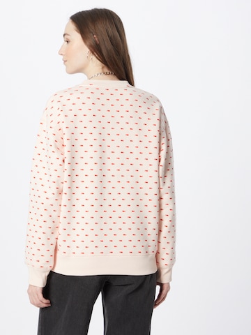 LEVI'S ® Sweatshirt 'Graphic Standard Crewneck Sweatshirt' in Pink