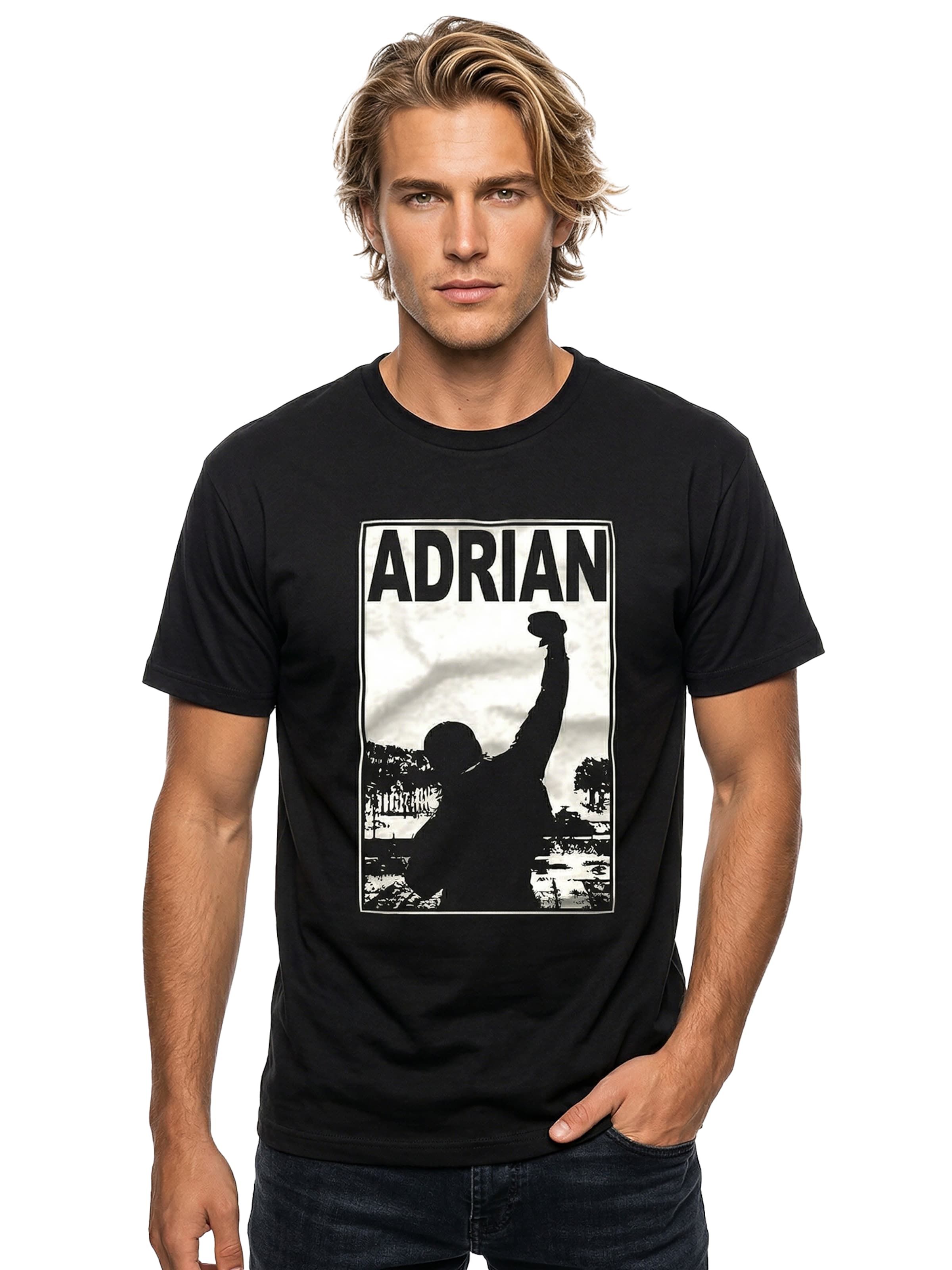 MAKAYA Shirt 'Adrian' in Black: front