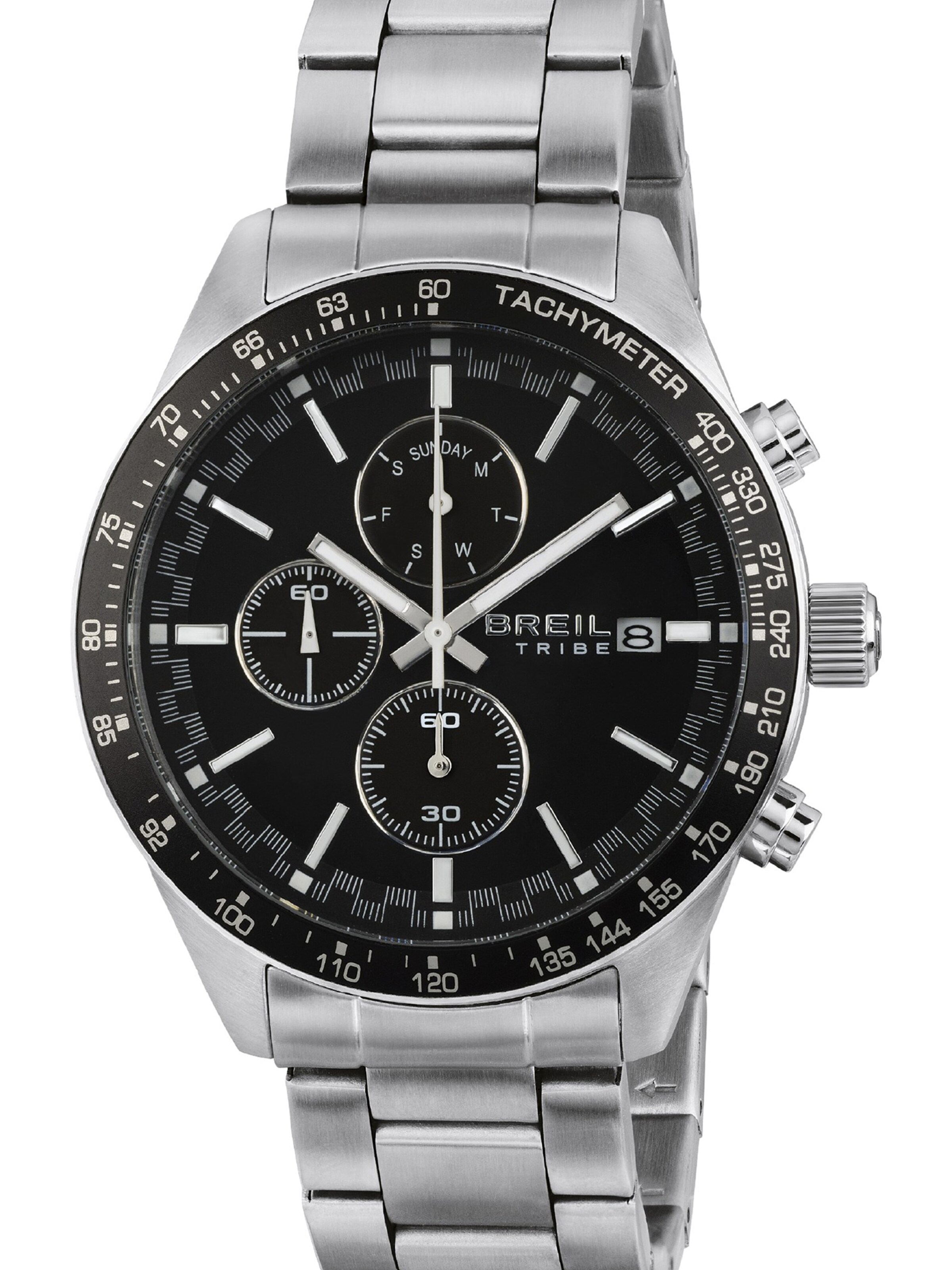 Breil Analoog horloge 'Fast' in Zwart: voorkant