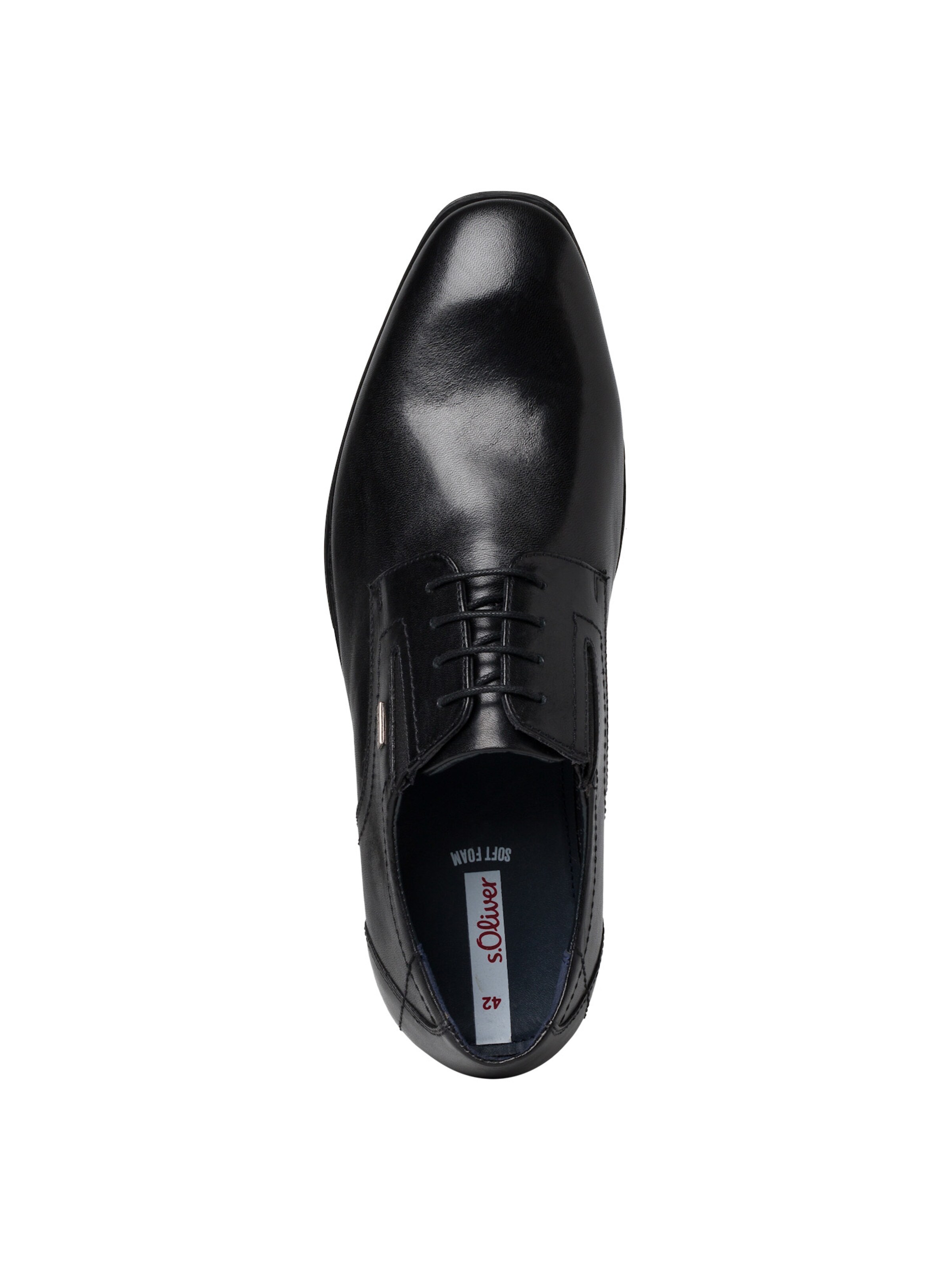 s.Oliver Lace-up shoe in Black