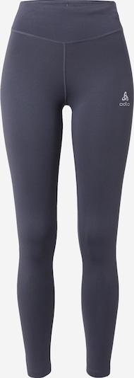 ODLO Workout Pants 'Essentials' in Dusty blue / White, Item view