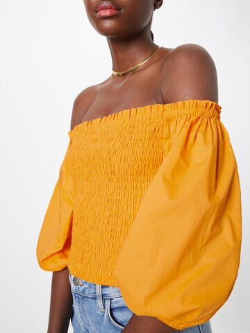 PATRIZIA PEPE Bluse 'CAMICIA' in Gelb