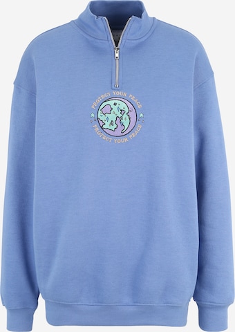 Daisy Street Sweatshirt i blå: framsida