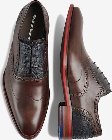 Floris van Bommel Schnürschuh 'De Stapper 03' in Dunkelbraun