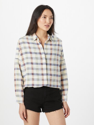 Chemisier 'DELIMA' sessun en bleu : devant