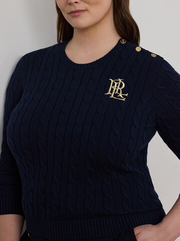 Lauren Ralph Lauren Plus Свитер 'MONTIVA' в Синий