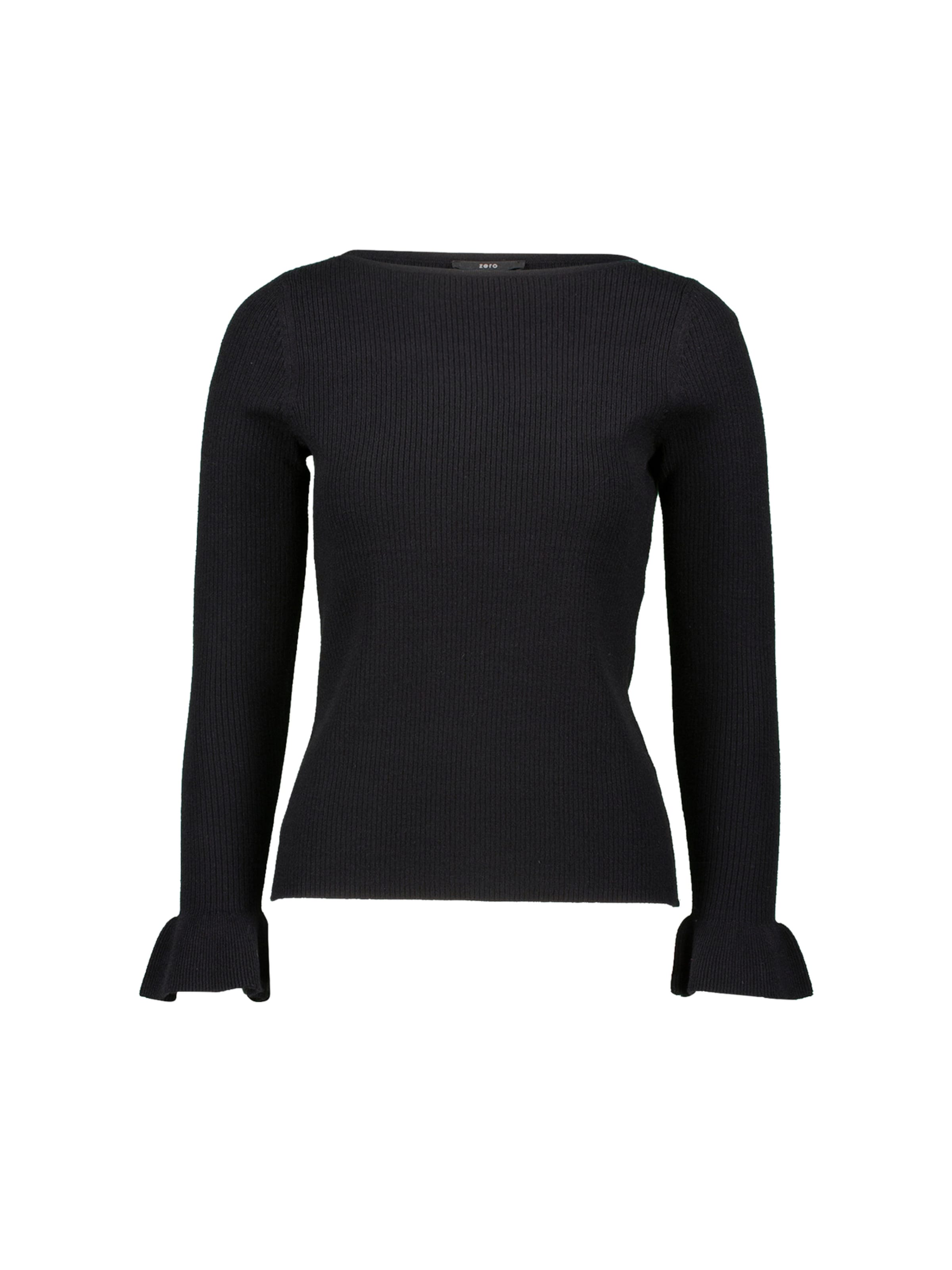 zero Pullover in Schwarz: Vorderseite