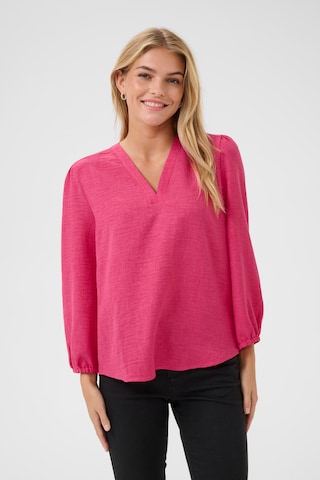 Kaffe - Blusa en rosa: frente
