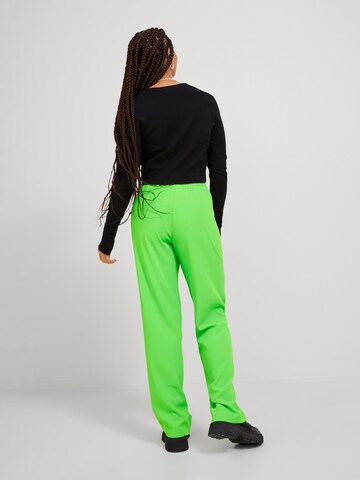 JJXX Szeroka nogawka Spodnie 'Poppy' w kolorze zielony