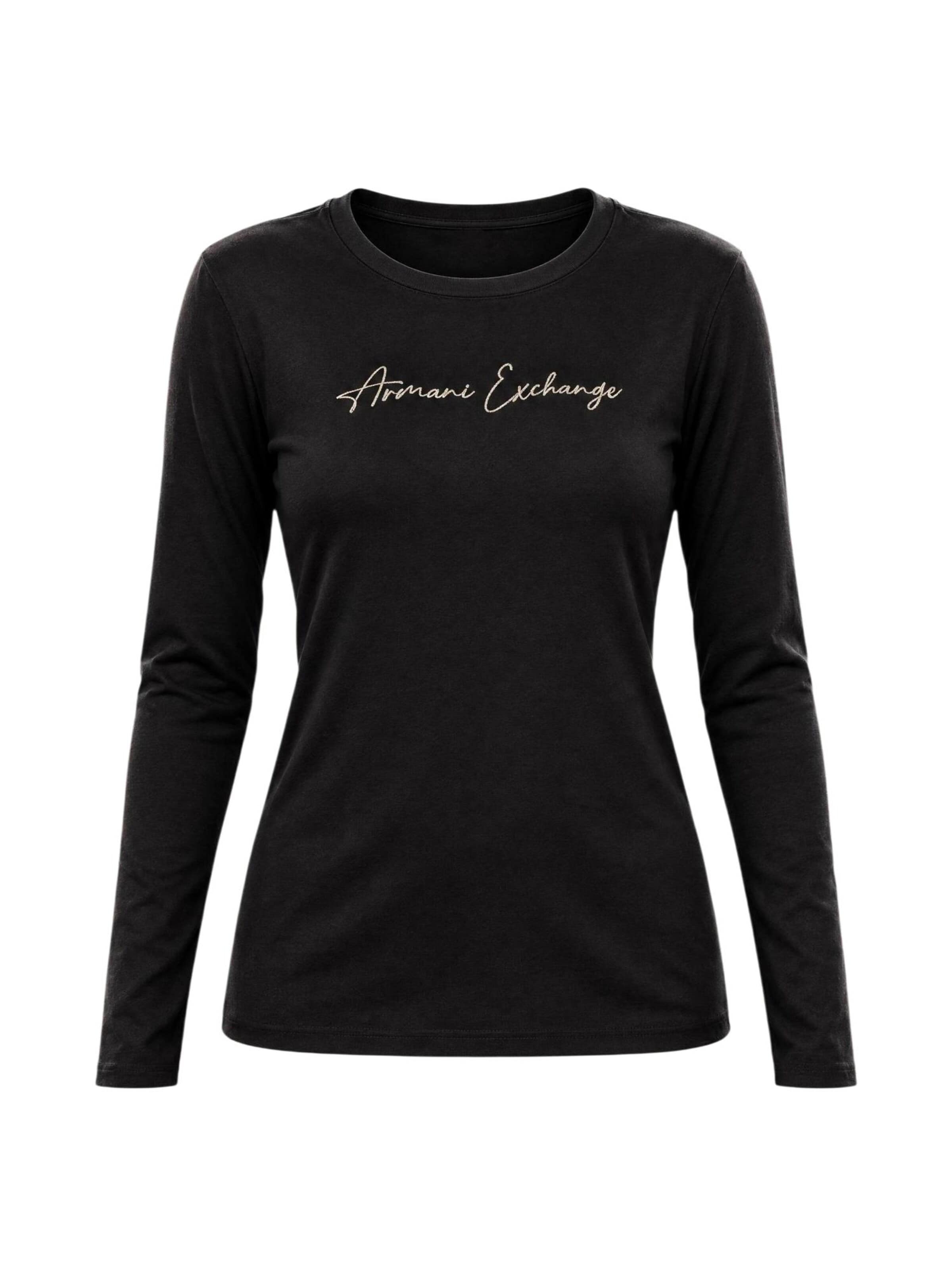 Maglietta 'XW001456 AF10356' di ARMANI EXCHANGE in oro: frontale