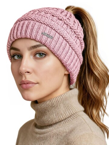 Neverless Mütze '36928'‌‌‌‌‌‌ in Pink: Vorderseite