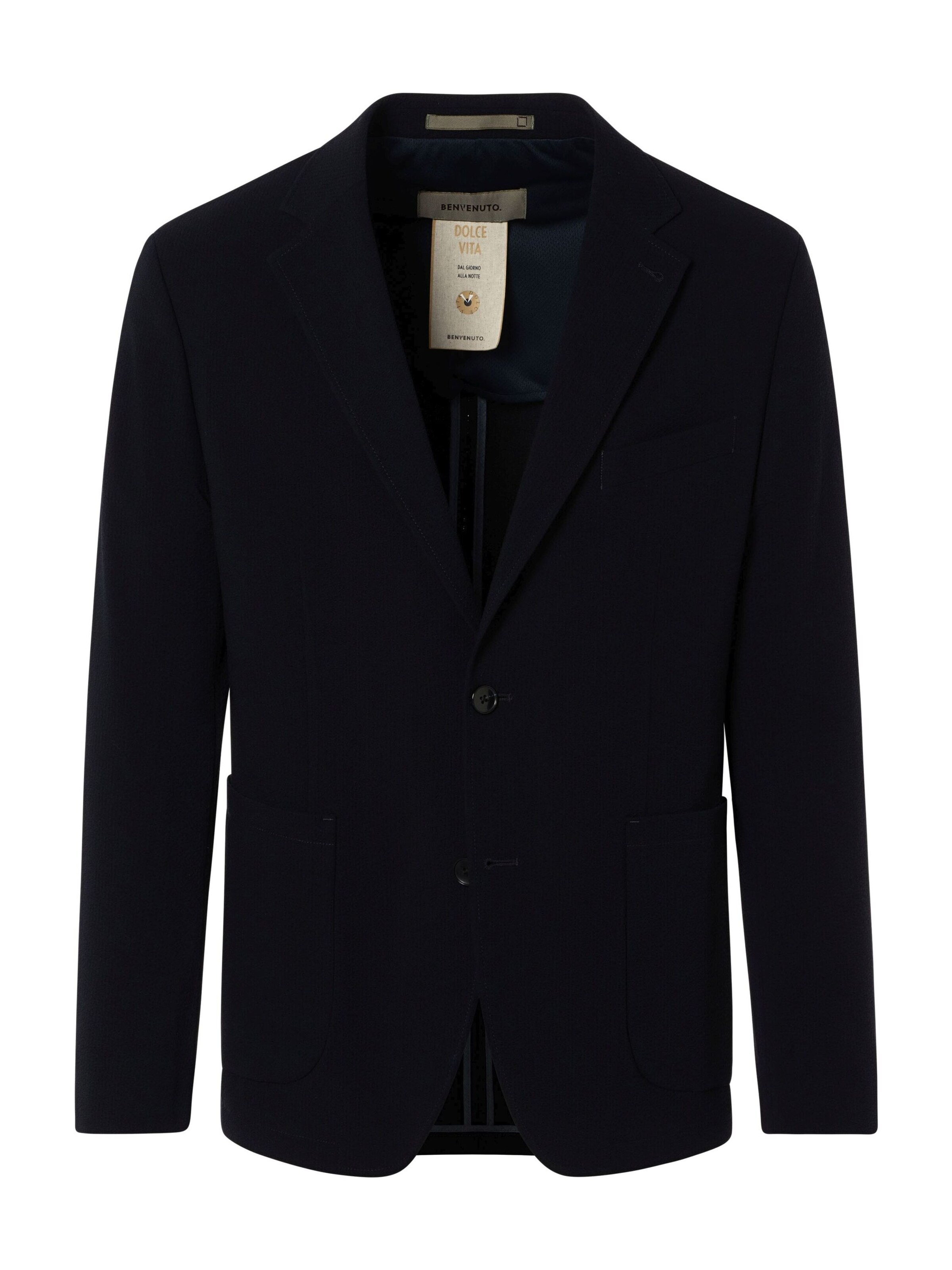 BENVENUTO Regular fit Business blazer in Blue: front