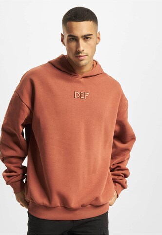 DEF Sweatshirt in Braun: predná strana