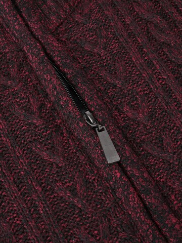 YOUTHUP Strickjacke 'Wertigkeit'‌‌ in Rot