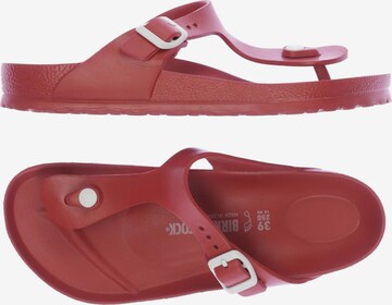 BIRKENSTOCK Sandals & High-Heeled Sandals in 39 in Red: front