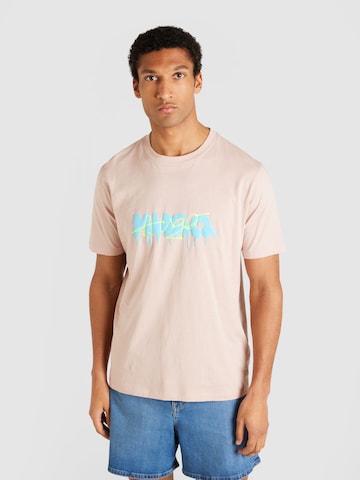 T-Shirt 'Dacation' HUGO en rose : devant