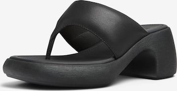 CAMPER T-Bar Sandals ' Thelma ' in Black: front