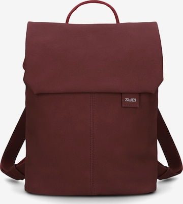 Sac à dos 'MADEMOISELLE.M MR13' ZWEI en rouge : devant