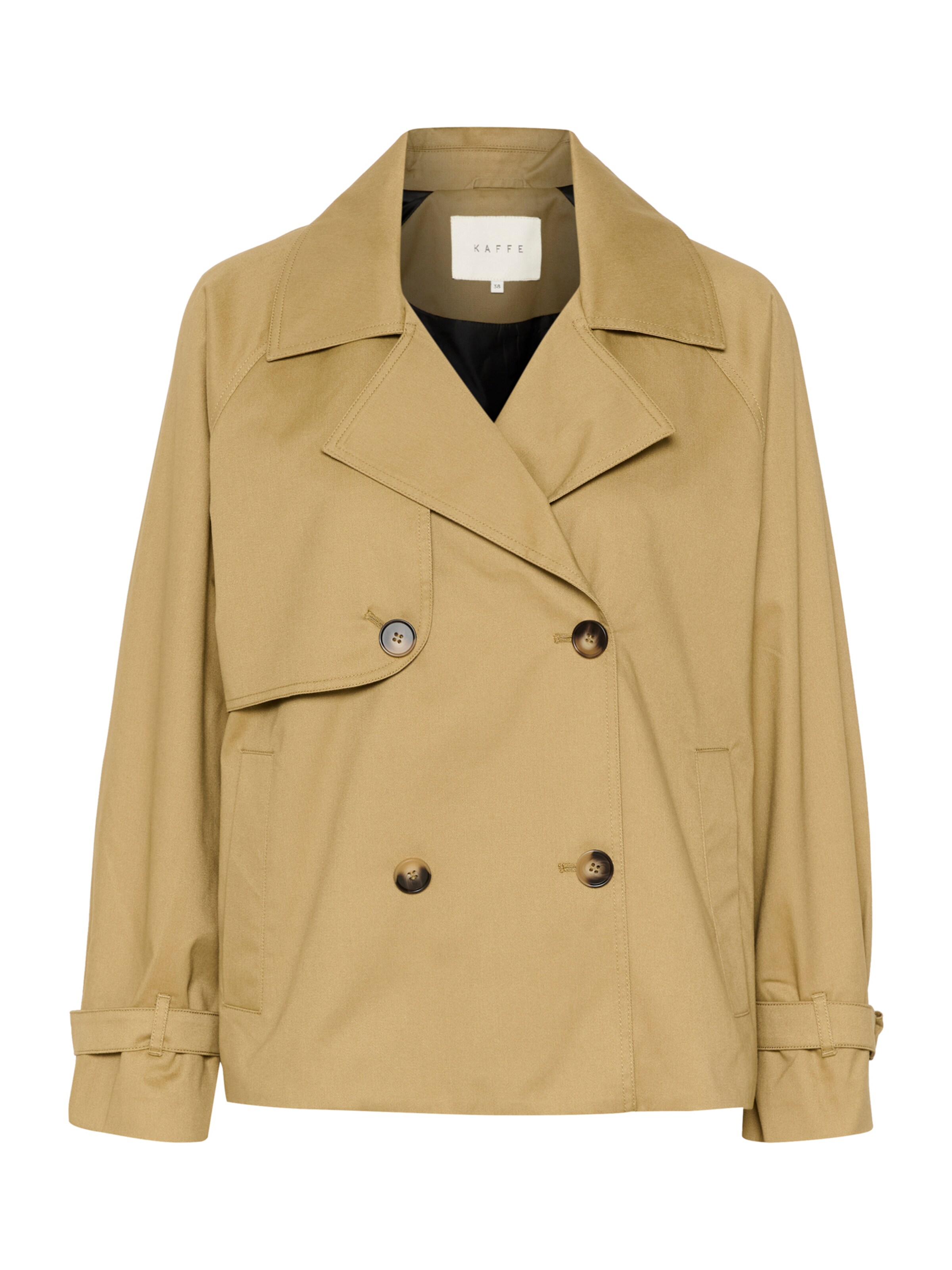 Kaffe Tussenjas 'Elise' in Bruin: voorkant